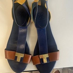 Tory color blocked sandals